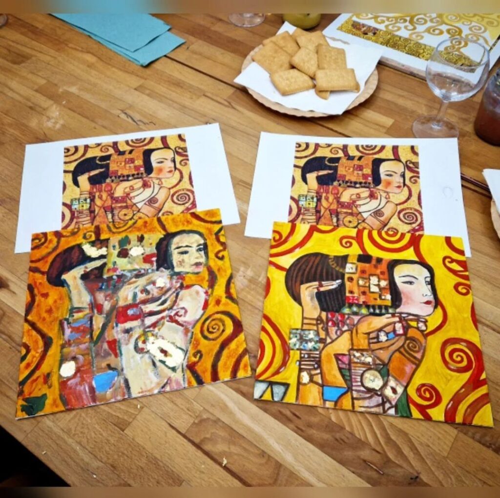 Art Przyjaciele Warsztaty Gustav Klimt Poznań