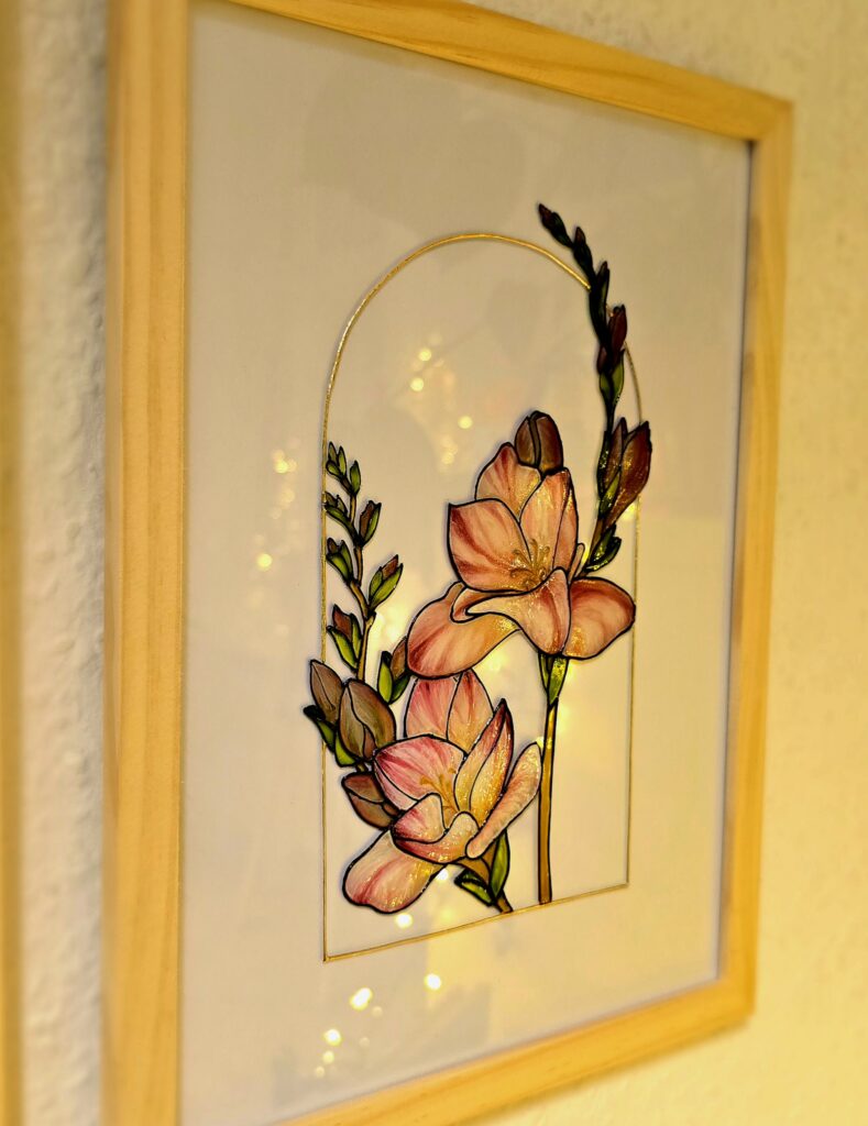 Botaniczna ilustracja witrażowa Poznań