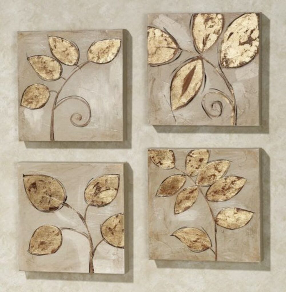 Obraz złotem interior art